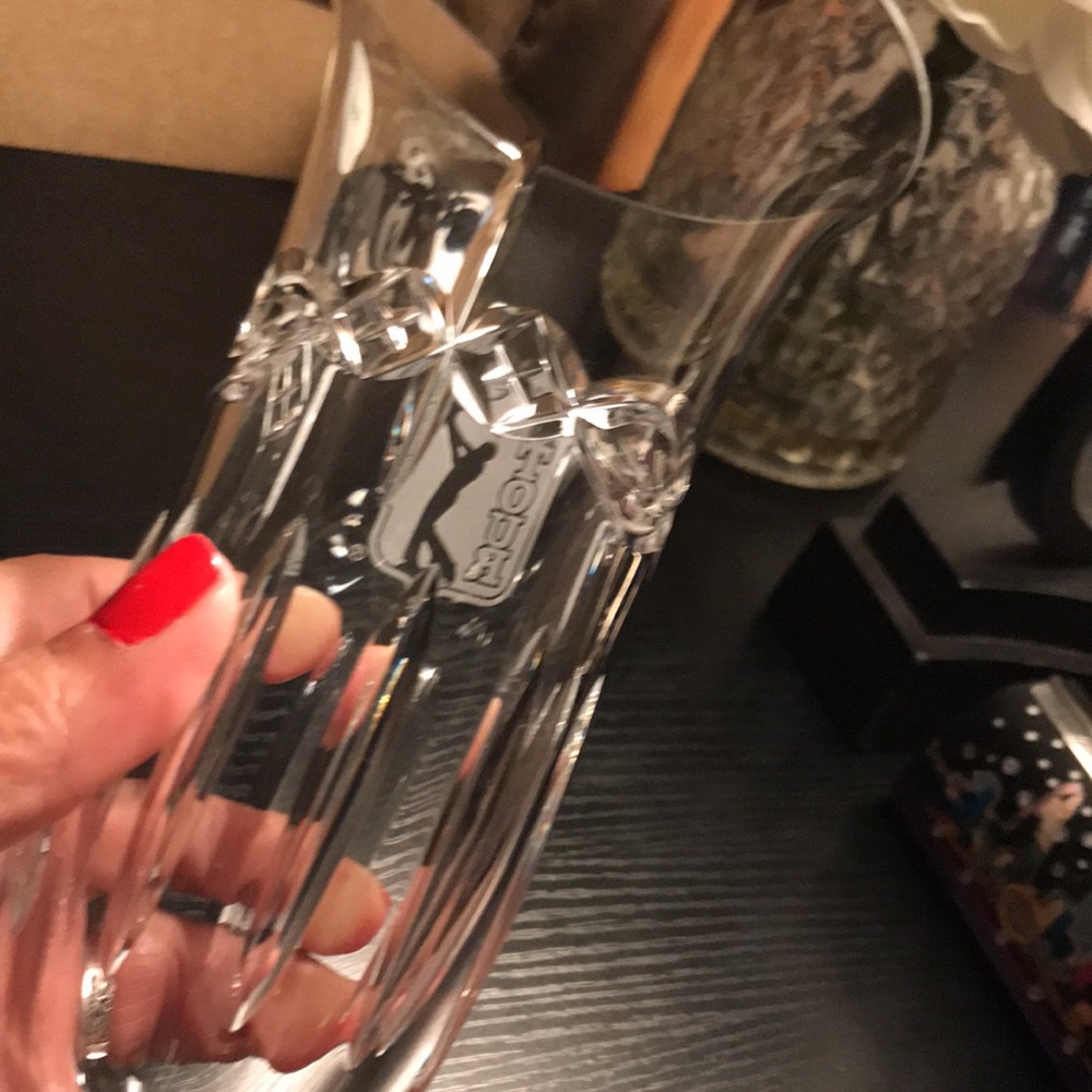 Waterford Crystal PGA Golf Winners Circle Vases- Set of 2 - Picture 7 of 13